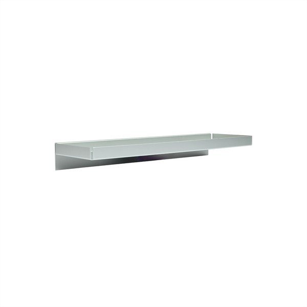 Ezüstszínű fém fali polc 50 cm Bakku – OYOY Living Design