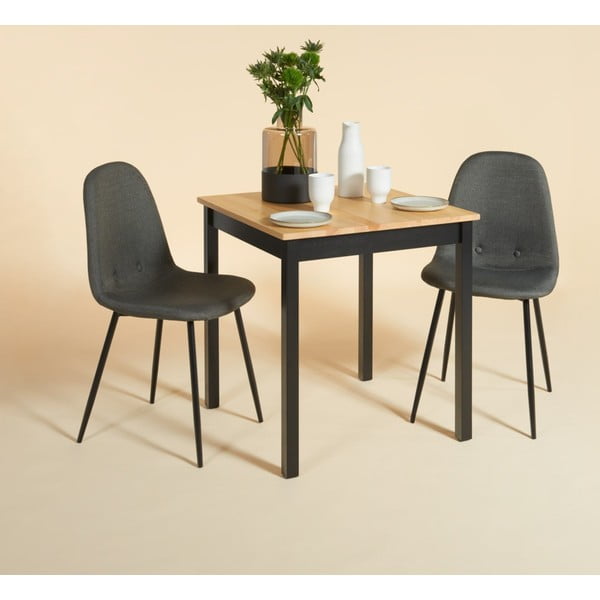 Lissy 2 db sötétszürke étkezőszék - Bonami Essentials-image-1