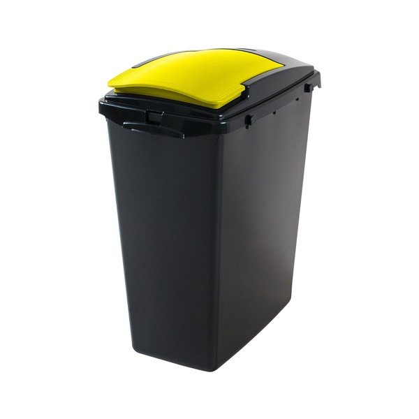 Sárga műanyag szelektív szemetes fedél – Addis-image-1