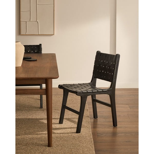 Fekete mahagónifa étkezőszék Calixta – Kave Home-image-1