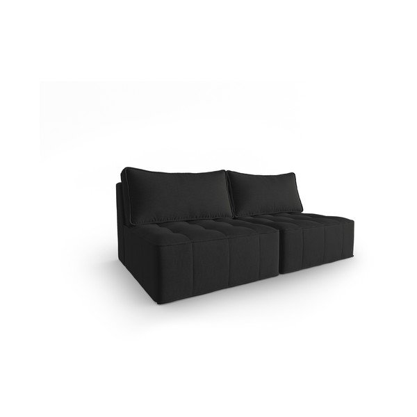 Fekete kanapé 160 cm Mike – Micadoni Home-image-1
