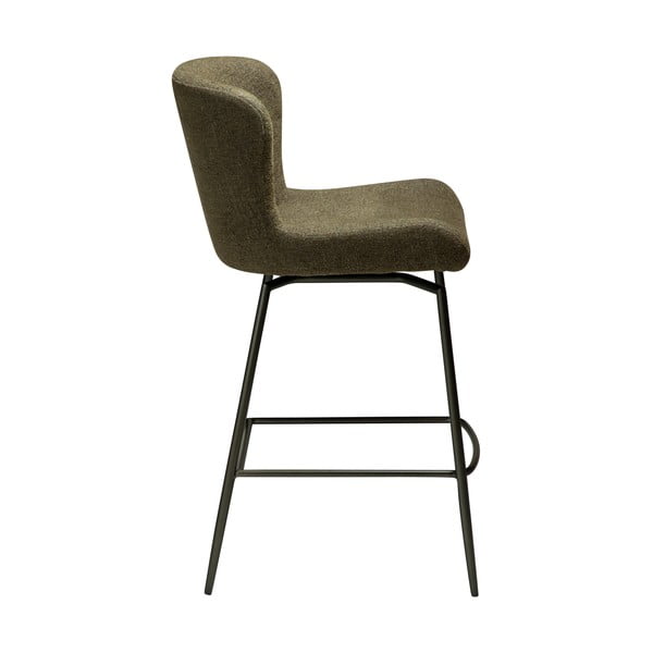 Khaki kárpitozott bárszék (ülésmagasság 67,5 cm) Glam – DAN-FORM Denmark-image-1