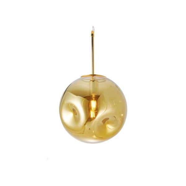 Pendulum fújt üvegből készült aranyszínű függőlámpa - Leitmotiv