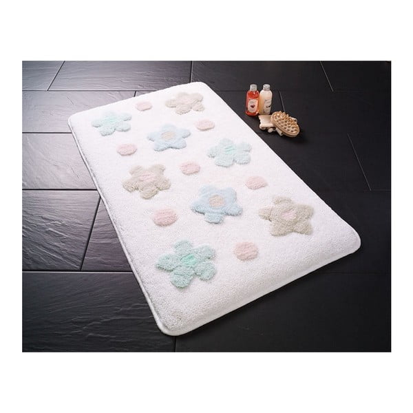 Bathmats Parion fehér fürdőszobai szőnyeg, 70 x 120 cm - Confetti
