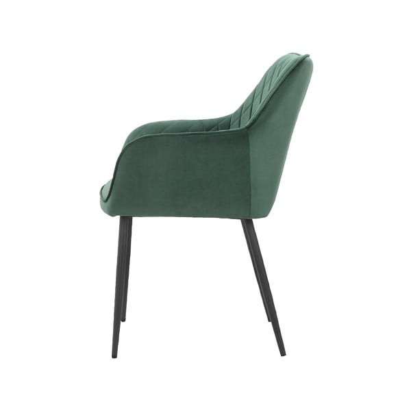 Zöld kárpitozott étkezőfotel szett 2 db-os Elvira – Støraa-image-3