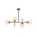 Kruva fekete függőlámpa, magasság 57 cm - Squid Lighting