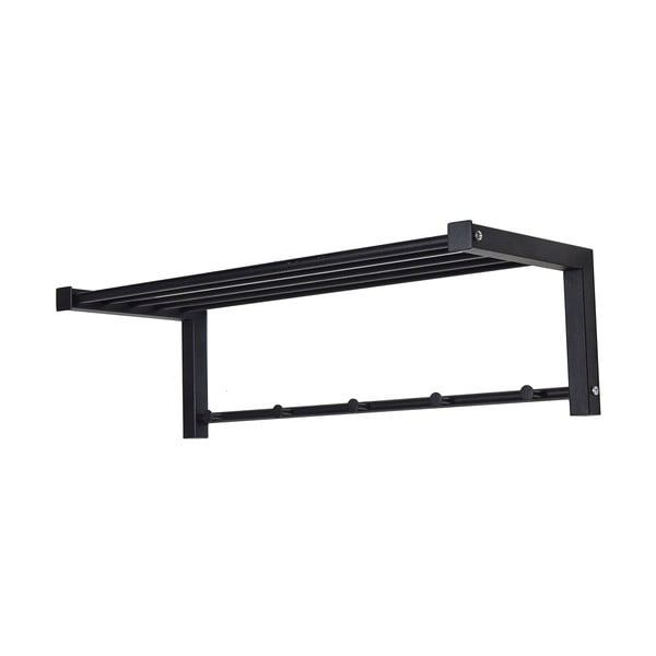 Fekete fém fali fogas 78,5 cm Bergum – Spinder Design-image-2