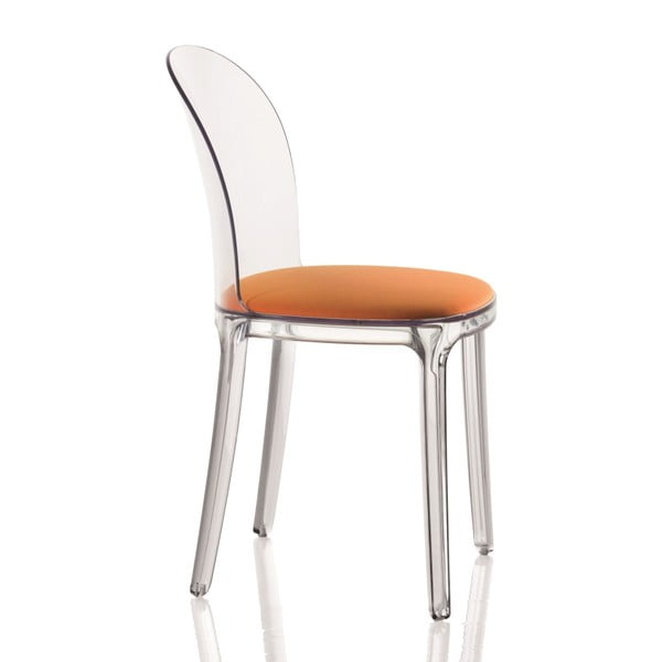 Vanity szék, narancssárga üléssel - Magis