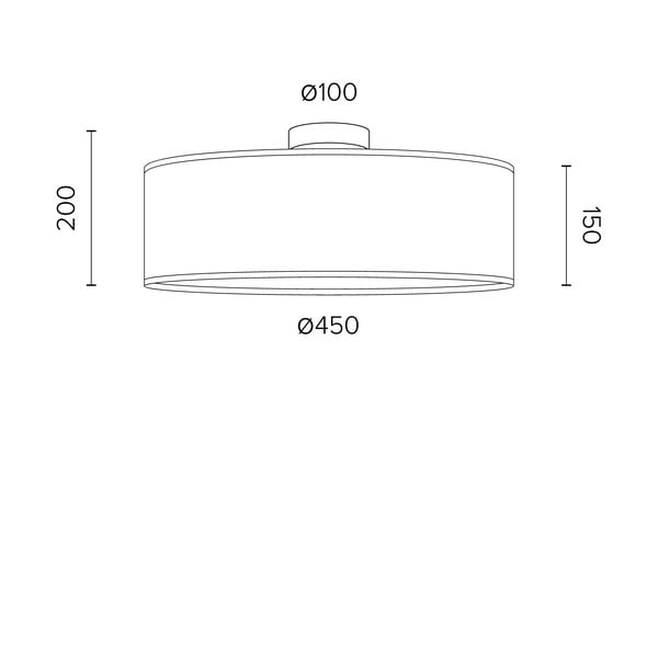 TSURI XL mennyezeti lámpa természetes furnérból, ⌀ 45 cm - Sotto Luce-image-2