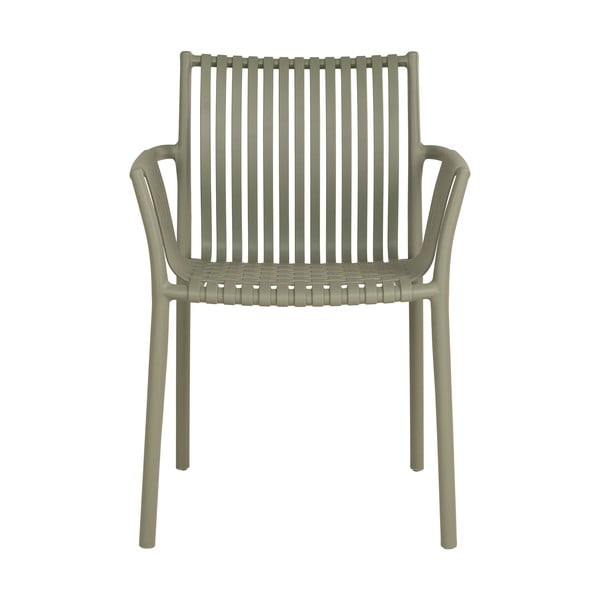 Zöld műanyag kerti szék szett 2 db-os Tulsa – House Nordic-image-2