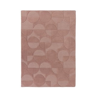 Gigi rózsaszín gyapjú szőnyeg, 160 x 230 cm - Flair Rugs