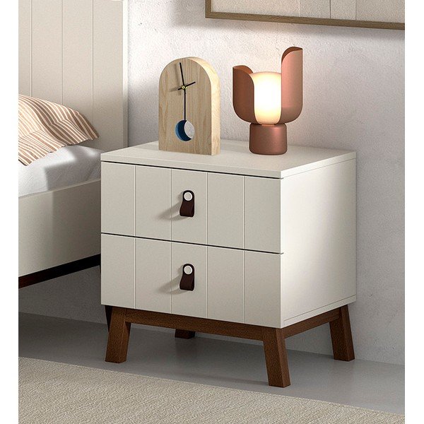 Bézs gyerek éjjeliszekrény Sezane – Vipack-image-1