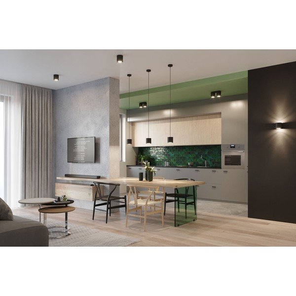 Roda fekete függőlámpa - Sollux-image-1