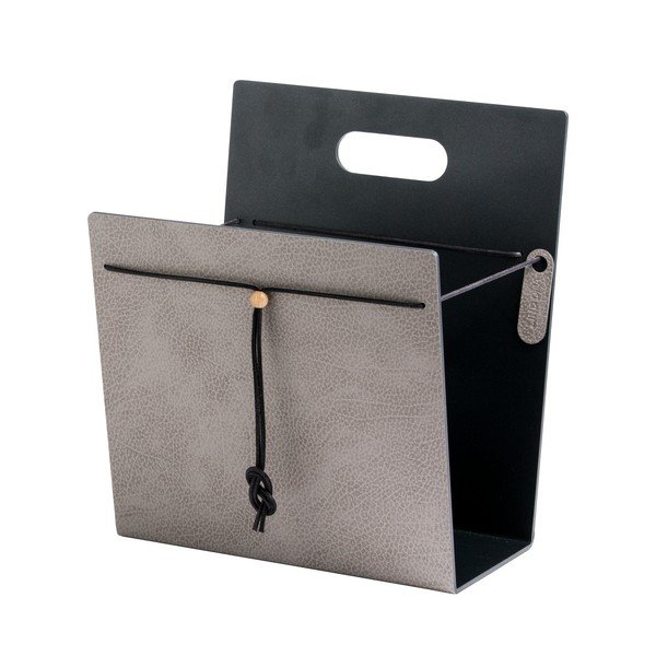 Fém-öko bőr újságtartó állvány Hippo M – LIND DNA