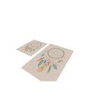 Bézs fürdőszobai kilépő szett 2 db-os 60x100 cm – Mila Home