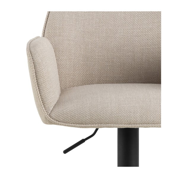 Bézs állítható magasságú karfás bárszék (ülésmagasság 85 cm) Glenda – Actona-image-3