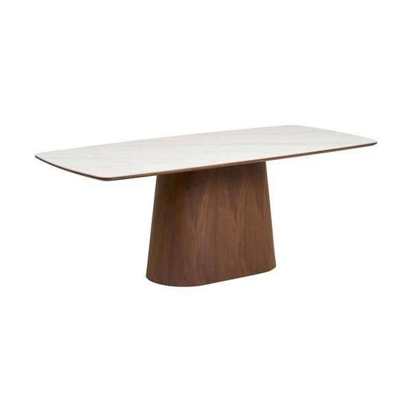 Étkezőasztal kerámia asztallappal 90x200 cm Noli – House Nordic-image-2