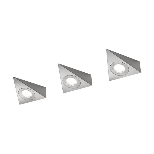 Ezüstszínű fém LED fali lámpa (hosszúság 11 cm) Ecco – Trio