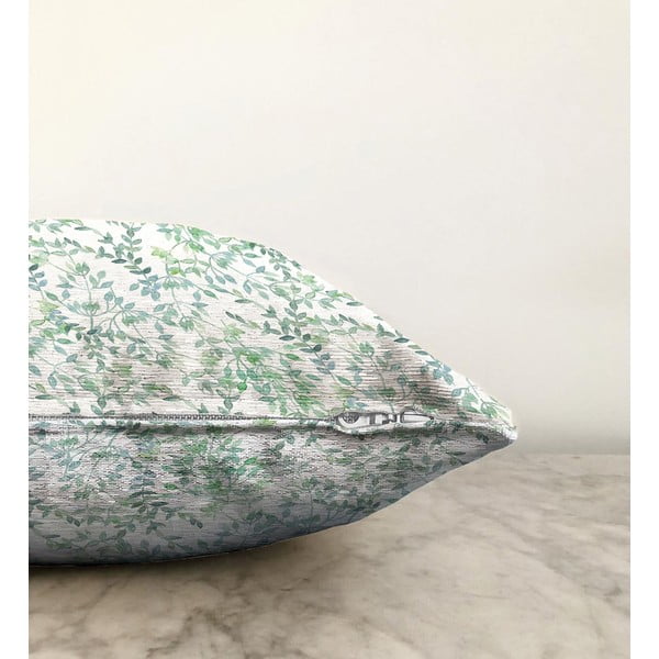 Twiggy bézs-zöld pamut keverék párnahuzat, 55 x 55 cm - Minimalist Cushion Covers-image-1