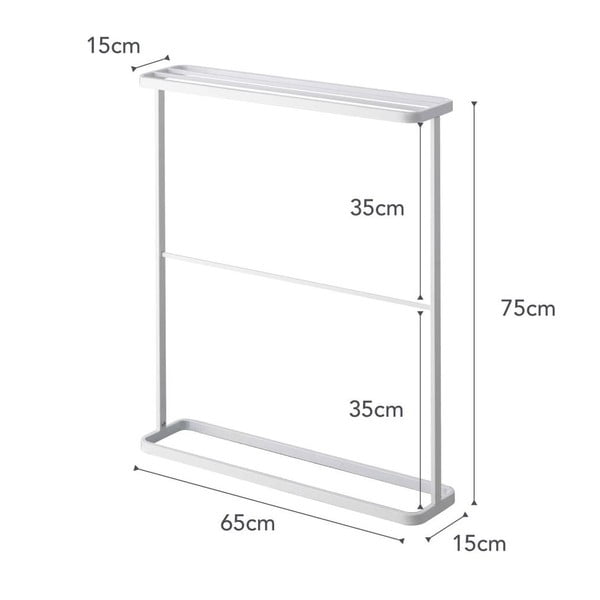 Tower fehér törölközőtartó állvány - YAMAZAKI-image-4