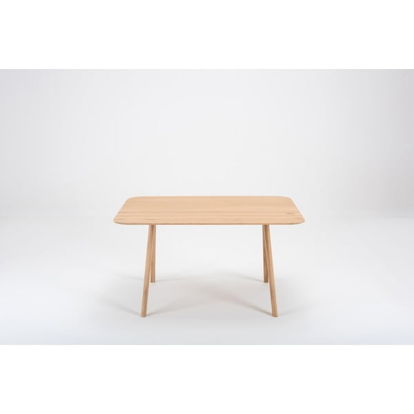 Ava tölgyfa étkezőasztal, 140 x 90 cm - Gazzda-image-1