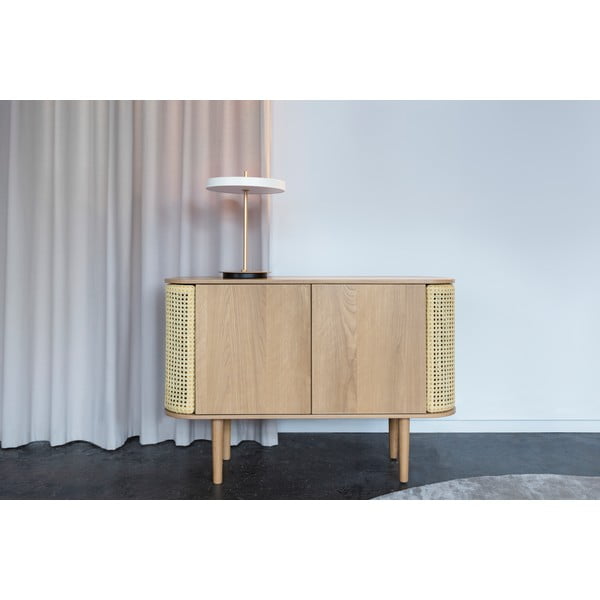 Fekete-fehér fém LED dimmelhető asztali lámpa fém búrával (magasság 41,5 cm) Asteria Table – UMAGE-image-1