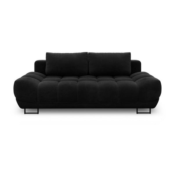 Cumulus fekete háromszemélyes kinyitható kanapé - Windsor & Co Sofas