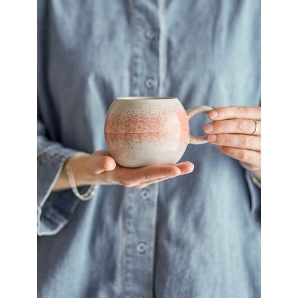 Narancssárga kőedény bögre 410 ml Paula – Bloomingville-image-1