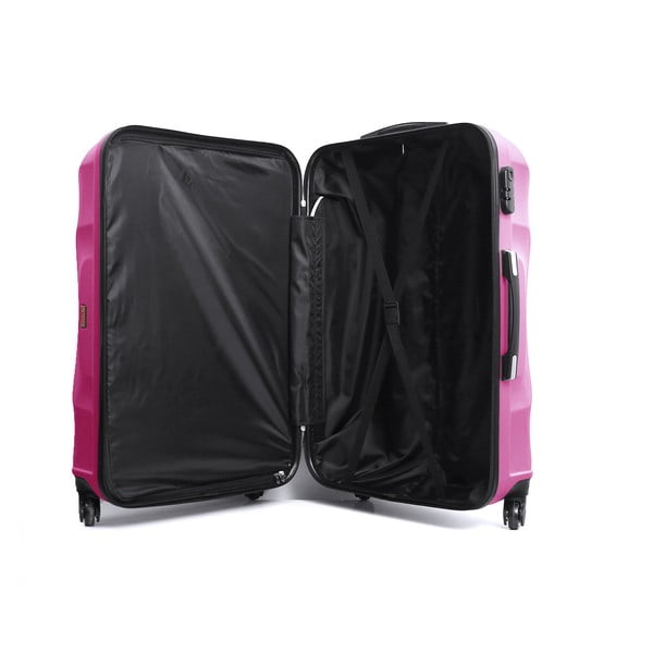 Moscou-e rózsaszín gurulós bőrönd, 30 l - Hero-image-1