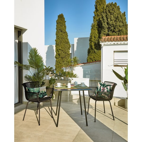 Surpika fekete kerti szék - Kave Home-image-1