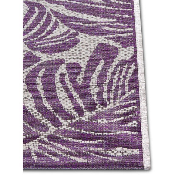 Monstera lila-bézs kültéri szőnyeg, 160 x 230 cm - NORTHRUGS-image-2