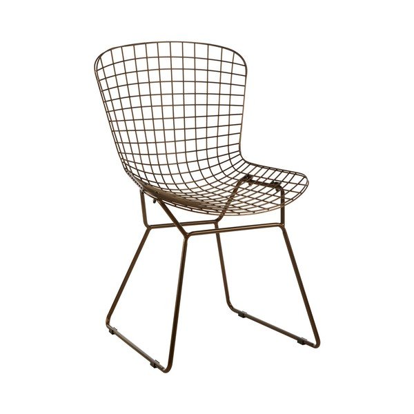 Bronzszínű fém étkezőszék District – Premier Housewares