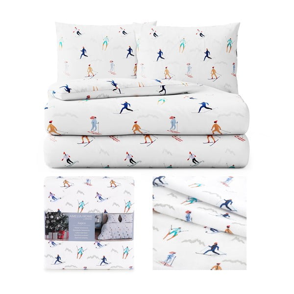 Snuggy Aspen kétszemélyes flanel ágyneműhuzat, 200 x 200 cm - AmeliaHome-image-2