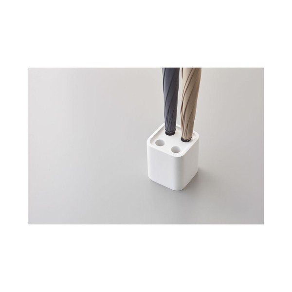 Compact fehér esernyőtartó - YAMAZAKI-image-1