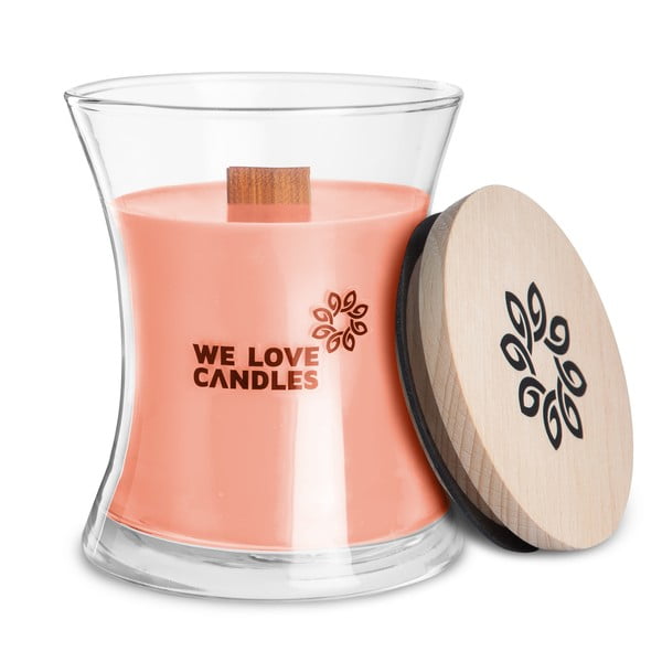 Rhubarb & Lily szójaviasz gyertya, égési idő 64 óra - We Love Candles