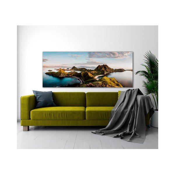 Canvas Komodo Views fali kép, 60 x 150 cm - Styler-image-2