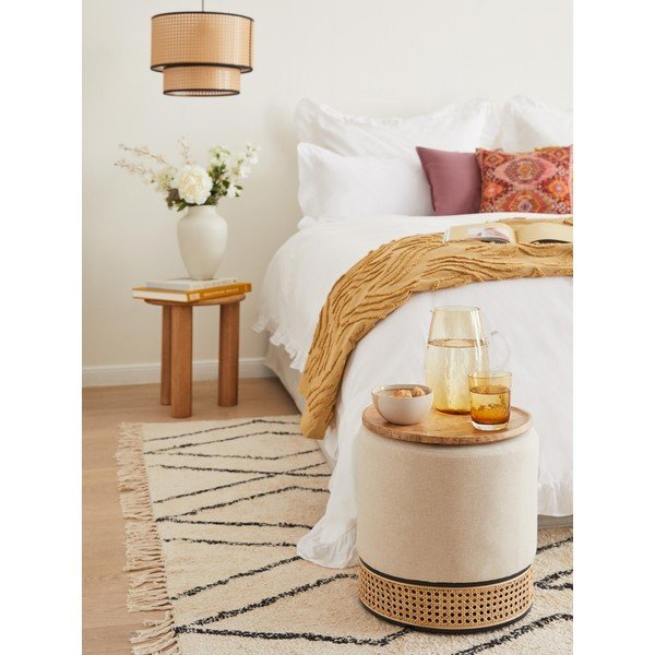Mara bézs puff - Westwing Collection -image-4