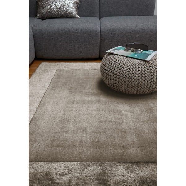 Barna kézi szövésű gyapjú keverék szőnyeg 160x230 cm Ascot – Asiatic Carpets-image-1