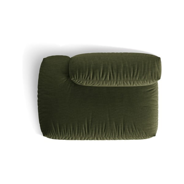 Zöld kanapé modul (bal oldali) Martina – Micadoni Home-image-3