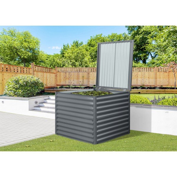 Sötétszürke komposztáló 820 l Premium – Rojaplast-image-1