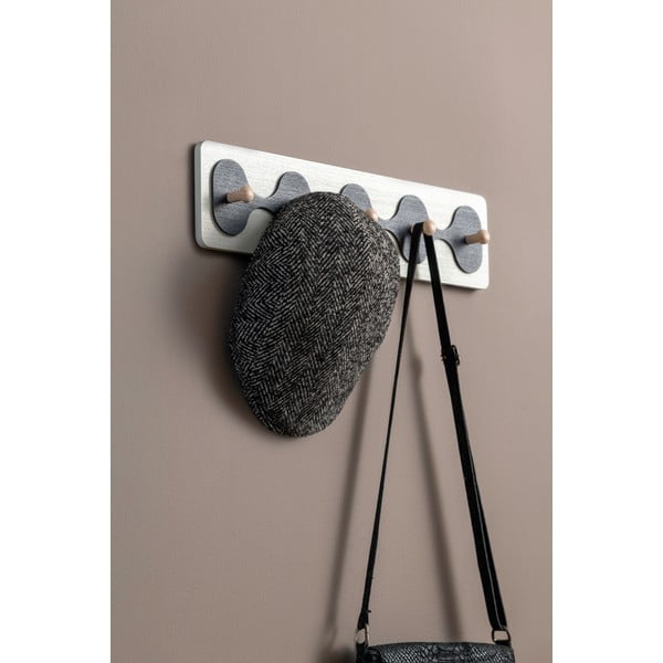 Fehér fali fogas 48 cm Rizar  – PT LIVING-image-1