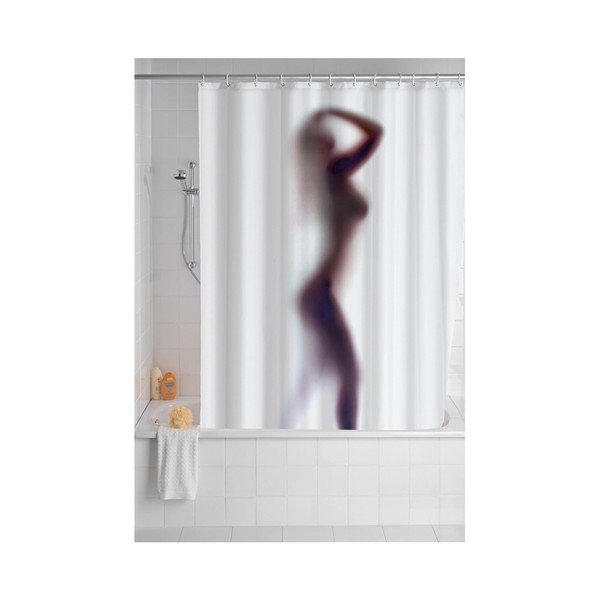 Silouette fehér penészálló zuhanyfüggöny, 180 x 200 cm - Wenko-image-2