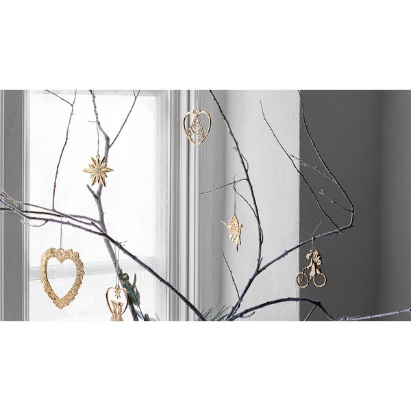 Aranyszínű függő karácsonyi dekoráció - Kähler Design-image-3