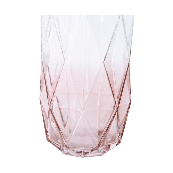 Rózsaszín üveg váza (magasság 28 cm) Brice – Premier Housewares-image-1