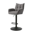 Szürke állítható magasságú bárszék szett 2 db-os Marilla – Unique Furniture