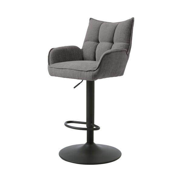 Szürke állítható magasságú bárszék szett 2 db-os Marilla – Unique Furniture