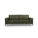 Zöld bőrutánzat kanapé 224 cm Copenhagen – Scandic