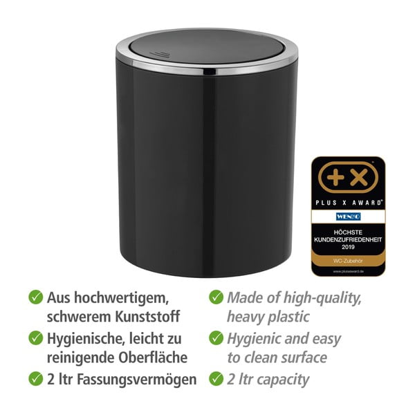 Inca fekete szemetes, 2 l - Wenko-image-4