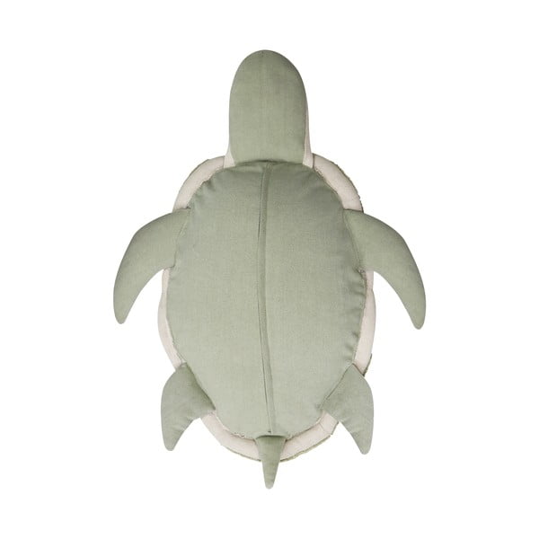 Zöld-krémszínű gyerek babzsákfotel Mrs. Turtle – Lorena Canals-image-3
