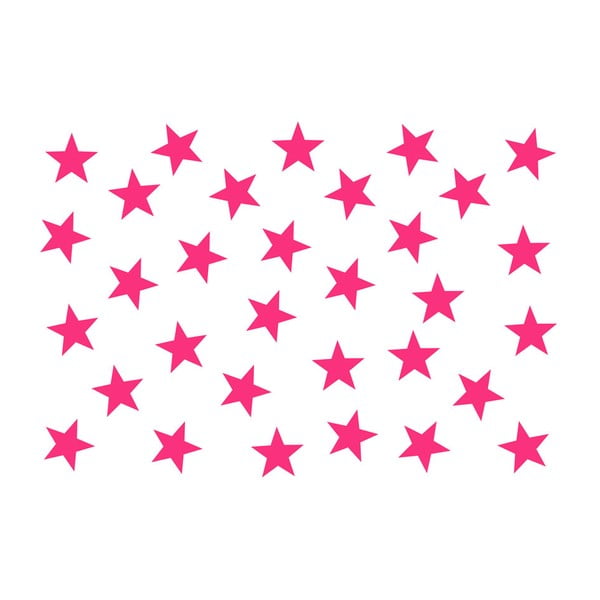 Pink Star nagyméretű tapéta, 200 x 140 cm - Artgeist